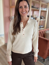 Load image into Gallery viewer, super soft eggnog tana henley