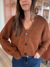 Load image into Gallery viewer, copper confetti cardigan