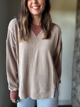 Load image into Gallery viewer, terracotta soft thermal pullover