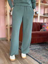 Load image into Gallery viewer, pine luxe ribbed wide leg pants