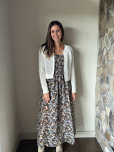 Load image into Gallery viewer, cream crochet button cardigan