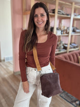 Load image into Gallery viewer, cori espresso corduroy purse