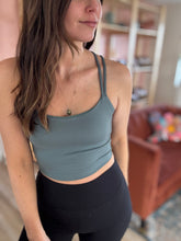 Load image into Gallery viewer, green buttery-soft tank bra