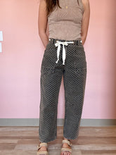 Load image into Gallery viewer, polka dot barrel drawstring pants
