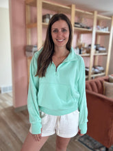 Load image into Gallery viewer, andes quarter zip sweatshirt