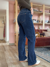 Load image into Gallery viewer, judy blue dark wash straight denim | short + regular inseams!