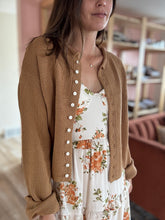 Load image into Gallery viewer, caramel drizzle cardi