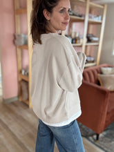 Load image into Gallery viewer, oatmeal layered pullover