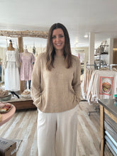 Load image into Gallery viewer, taupe lightweight oversized textured sweater