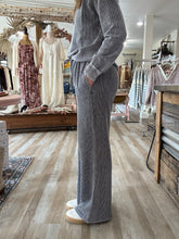 Load image into Gallery viewer, washed charcoal ribbed pants
