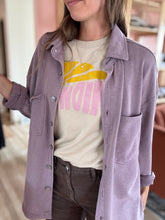 Load image into Gallery viewer, mel lavender mineral washed button down