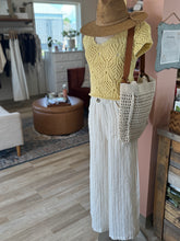 Load image into Gallery viewer, bree cream + tan woven shoulder bag