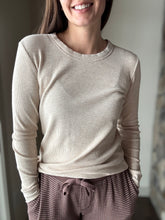 Load image into Gallery viewer, oatmeal thermal crew