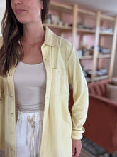 Load image into Gallery viewer, serene butter yellow soft button up