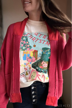 Load image into Gallery viewer, a merry vintage christmas tee