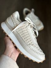 Load image into Gallery viewer, mia natural woven sneakers