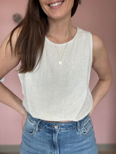 Load image into Gallery viewer, oat sugarloaf elastic hem tank