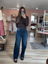 Load image into Gallery viewer, espresso suede albany double strap flats