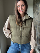 Load image into Gallery viewer, antique green vest
