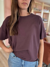 Load image into Gallery viewer, maeve plum cotton oversized tee