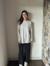 Load image into Gallery viewer, oatmeal oversized tunic sweater