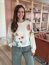 Load image into Gallery viewer, full bloom graphic sweatshirt