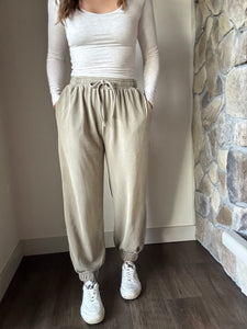 stone mineral washed jogger