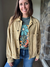 Load image into Gallery viewer, tea oversized denim jacket