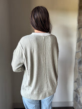 Load image into Gallery viewer, sage soft thermal pullover
