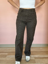 Load image into Gallery viewer, hidden brown cheetah straight leg denim