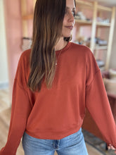 Load image into Gallery viewer, scout rust scuba sweatshirt