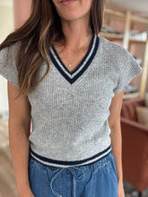 Load image into Gallery viewer, habitual varsity sweater vest