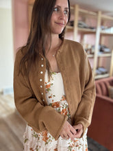 Load image into Gallery viewer, caramel drizzle cardi