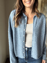 Load image into Gallery viewer, ultra soft blue button cardigan