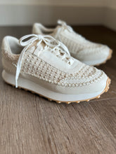 Load image into Gallery viewer, mia natural woven sneakers