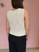 Load image into Gallery viewer, natural button cardi vest