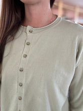 Load image into Gallery viewer, candace soft green button cardigan