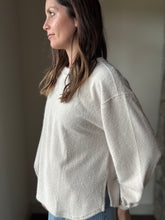 Load image into Gallery viewer, stone fuzzy long sleeve top
