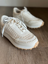 Load image into Gallery viewer, mia natural woven sneakers