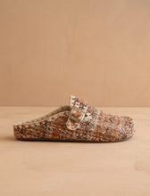 Load image into Gallery viewer, chai tweed mule