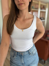 Load image into Gallery viewer, white soft basic scoop tank