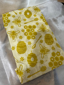 reusable beeswax bowl covers | set of 2