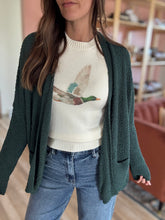Load image into Gallery viewer, watercolor mallard sweater tank