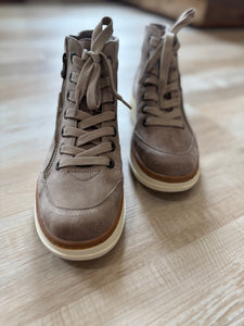 blowfish stone lace-up hybrid sneaker boot