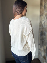 Load image into Gallery viewer, ivory button macie cardigan