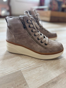 blowfish stone lace-up hybrid sneaker boot