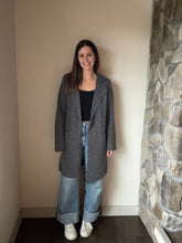 Load image into Gallery viewer, charcoal coatigan