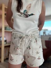 Load image into Gallery viewer, watercolor mallard shorts