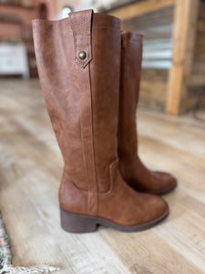 blowfish dark honey tall riding boot