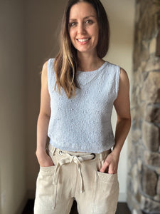 vintage oatmeal drawstring slim barrel pants